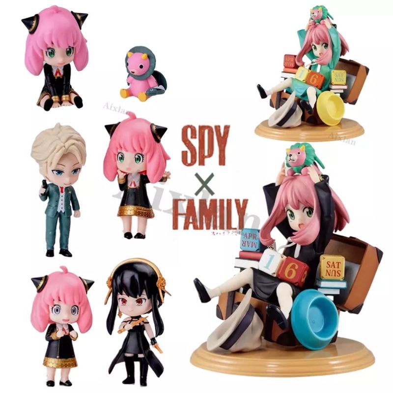 SPY X FAMILY ACTION FIGURE ANYA FORGER LOID FORGER YOR FORGER