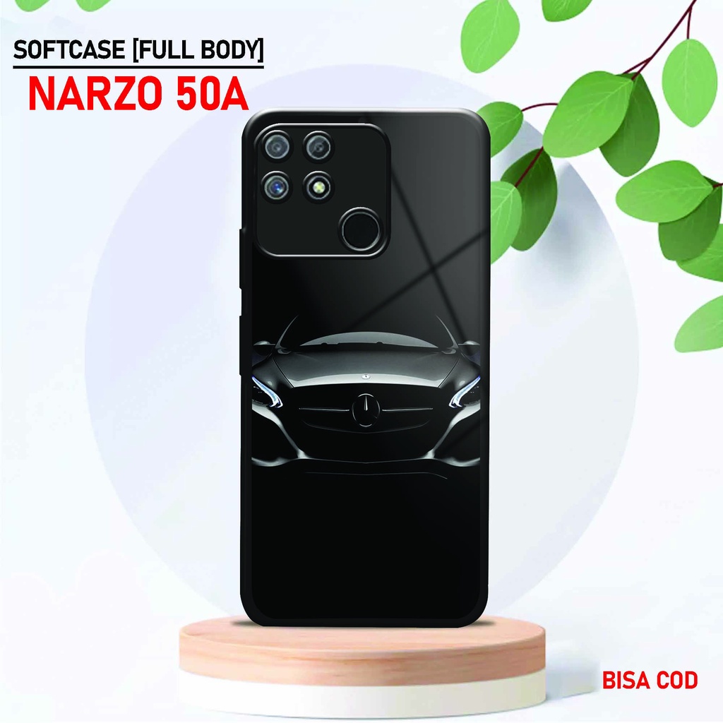 Softcase Kaca Kilau Realme Narzo 50A - ( SC 15 ) Case Full Body Realme Narzo 50A - Silikon Glossy Re