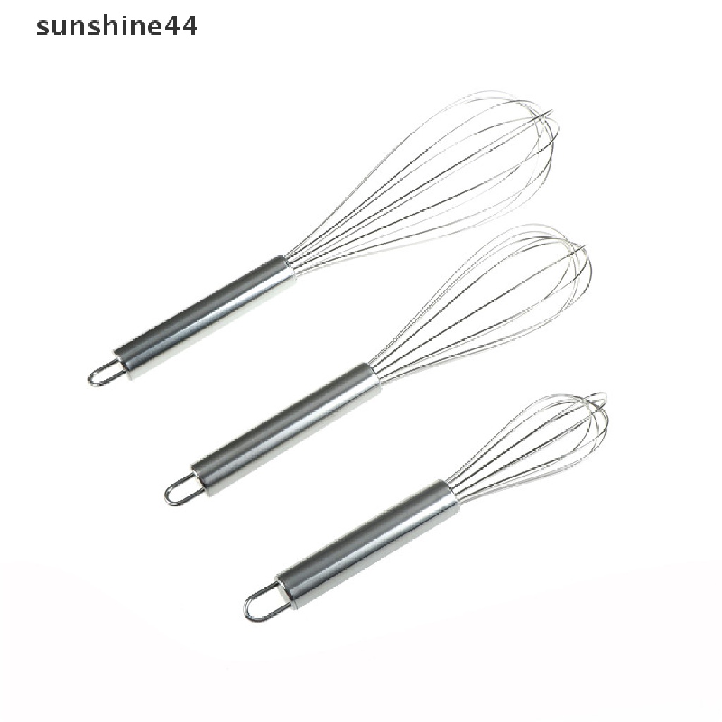 Sunshine Alat Pengocok Telur Bahan Stainless Steel Ukuran 8 / 10 / 12 Inci