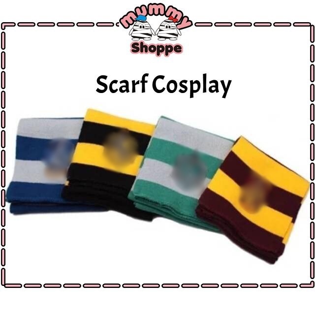 Syal rajut / scarf selendang cosplay asrama penyihir