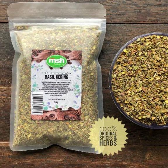 

Lariz manis--Daun Basil Kering