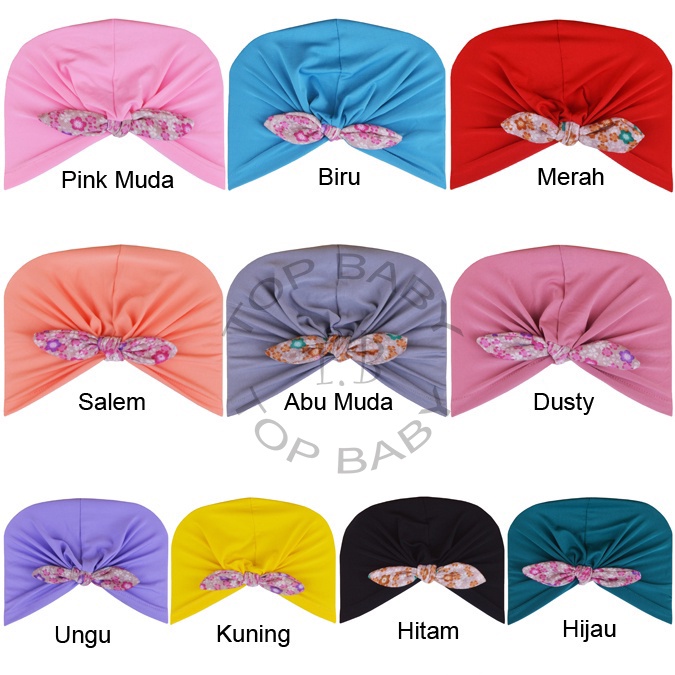 Turban Bayi Pita kelinci Motif - 4662