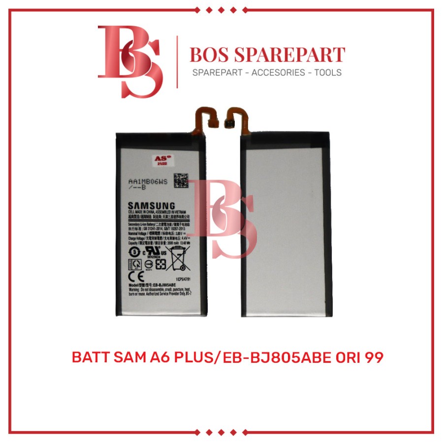 BATTERY SAMSUNG A6 PLUS / EB-BJ805ABE ORI 99