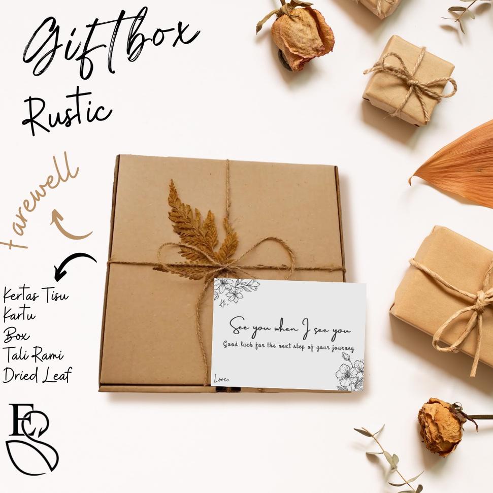 

☊Ready stock✷ GIFT BOX size L dan XL | GIFTBOX | KOTAK KADO | HAMPERS | RUSTIC PACKAGING | BOX 100 ✦