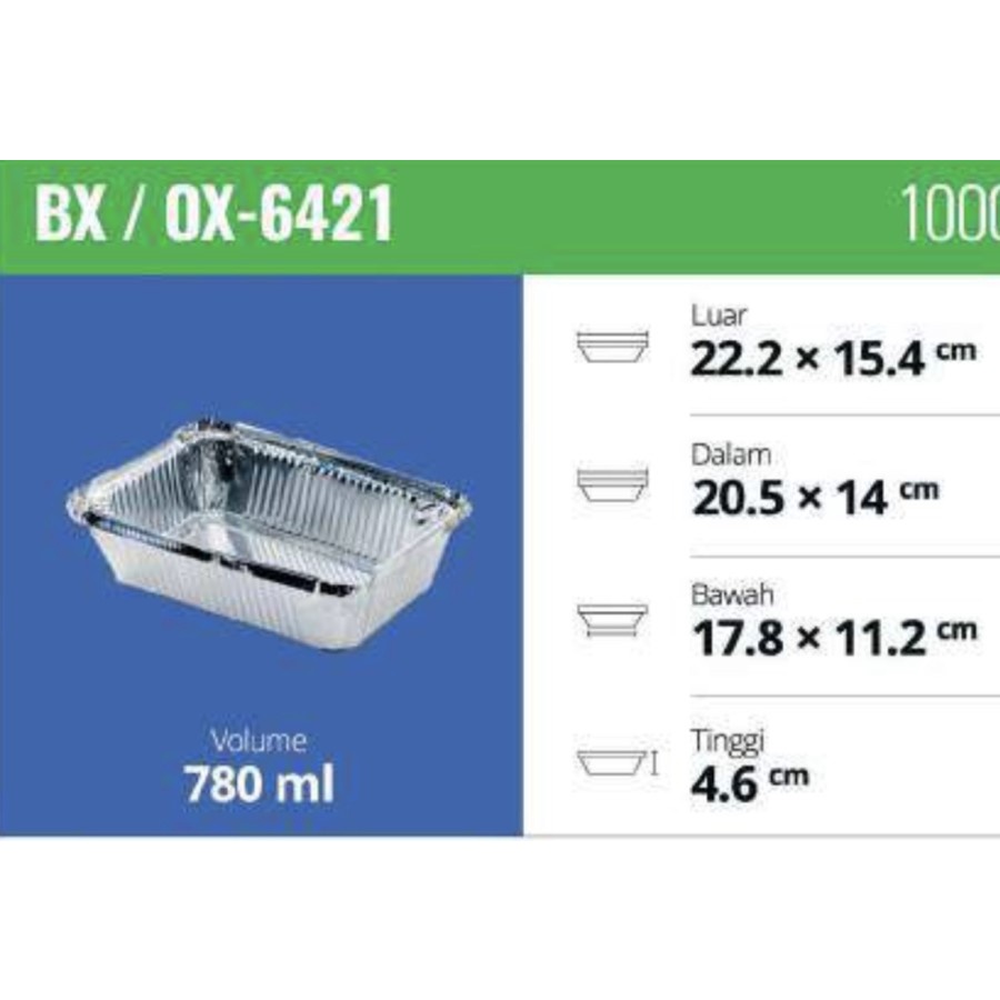 BX 6421 / Aluminium Tray
