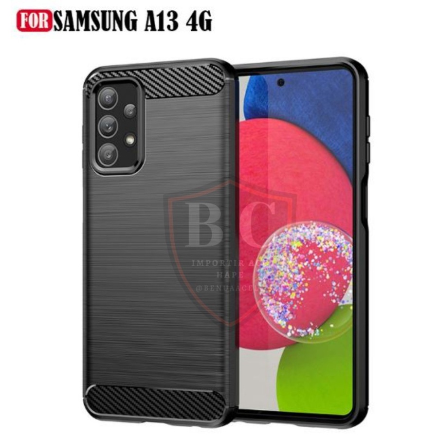 CASE SLIM FIT CARBON IPAKY SAMSUNG A13 4G / A13 4G LTE SOFTCASE - GA