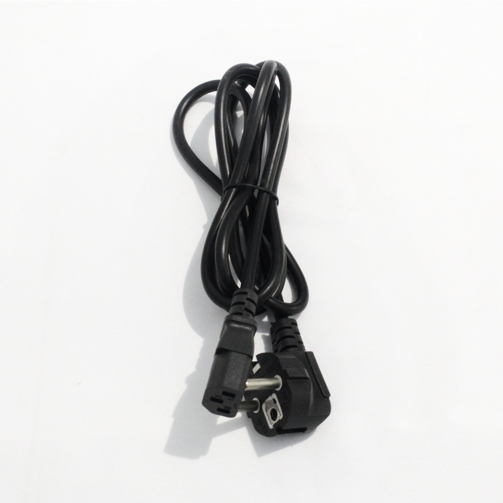 [HAEBOT] Kabel Power Komputer HKC Cable Power Supply PC AC 180cm 1.8M 3 Lubang Computer Hitam 180 cm 220V