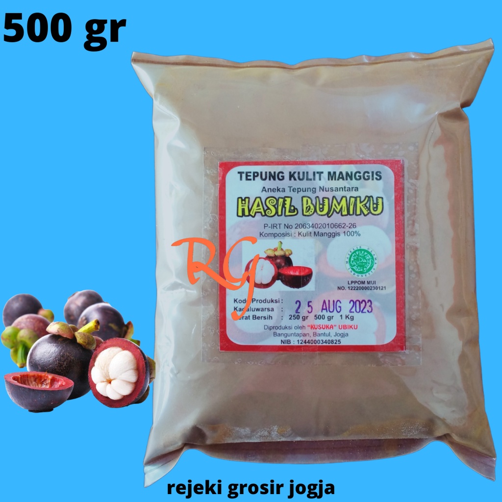 

Tepung Kulit Manggis kemasan 500 GRAM/Extra Kulit Manggis kemasan 500 GRAM