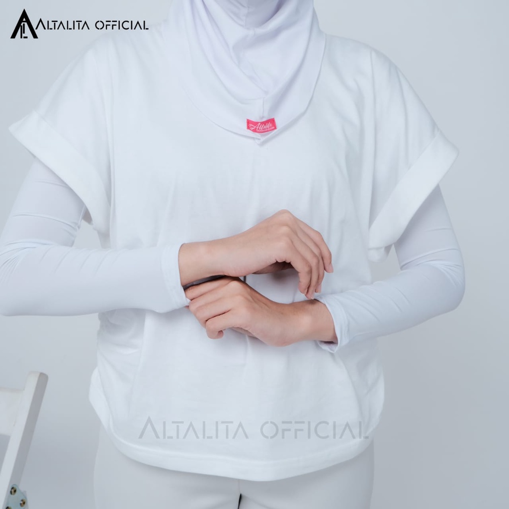 Altalita - Manset Tangan Wanita Muslimah Lengan Panjang Polos | Handshock Muslimah Tanpa Lubang Jempol | Mangset Tangan Wanita Lengan Panjang Murah Bahan Jersey Premium