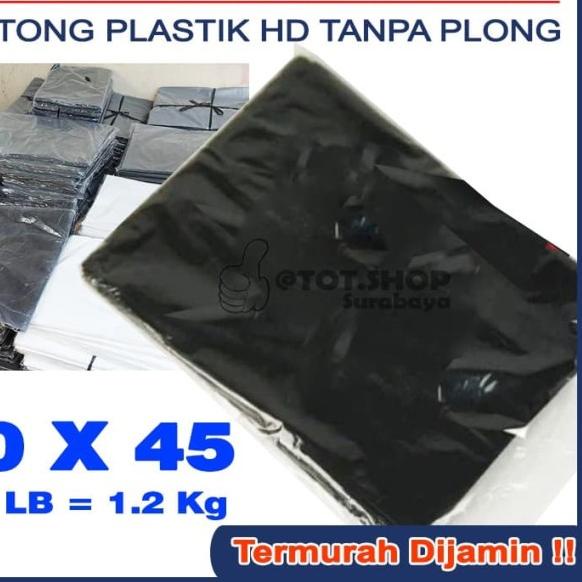 

40 X 45 PLASTIK PACKING ONLINE SHOP KANTONG PLASTIK HD TANPA PLONG - Hitam