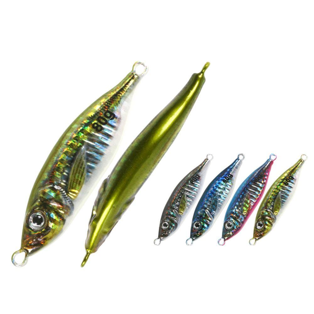 Preva Umpan Pancing Simulasi Logam Ikan Kecil Warna-Warni 60G Lead Casting