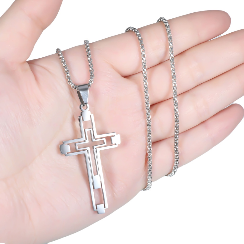 Kalung Choker Bahan Stainless Steel Warna Emas Dan Silver Untuk Pria