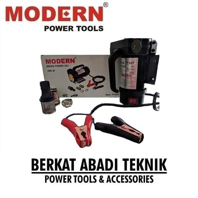 Modern Fy-607 Pompa Minyak Oli Solar Bensin Oil Cairan Dc 12V Fy607