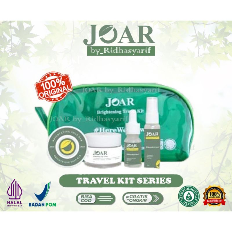 JOAR TRAVEL KIT SKINCARE BRIGHTENING