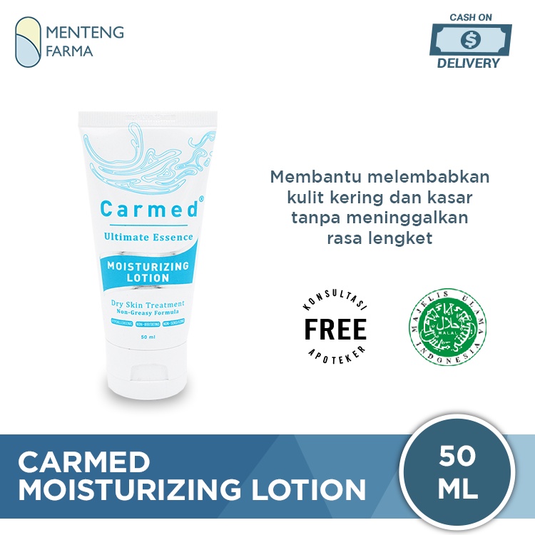 Carmed Moisturizing Lotion 50 mL - Pelembab Kulit Kering dan Kasar