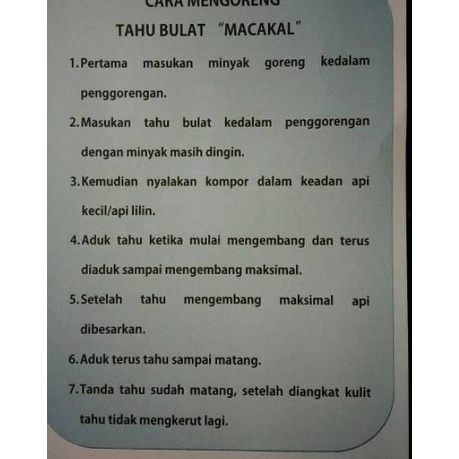 

Skip Aja!! Fresh tahu bulat mentah produksi tiap hari isi 50