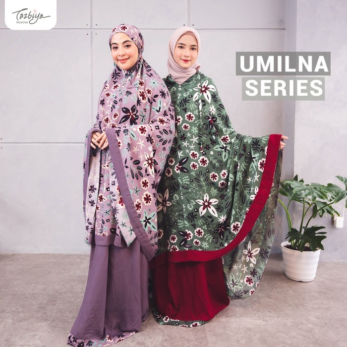 

MUKENA TAZBIYA LIST 2IN1 UMILNA SERIES ALLSIZE - BLUE
