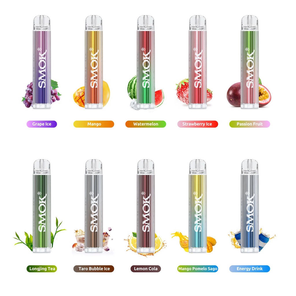 SMOK RAINBOW BAR AUTHENTIC - PODS BAR DISPOSABLE POD 600 PUFF