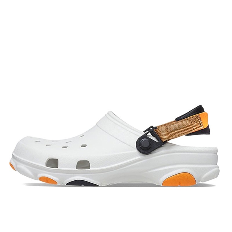 Crocs All Terrain / Sandal Kodok / Sandal Karet / Sandal Anti Air  /Sandal Unik - Cream