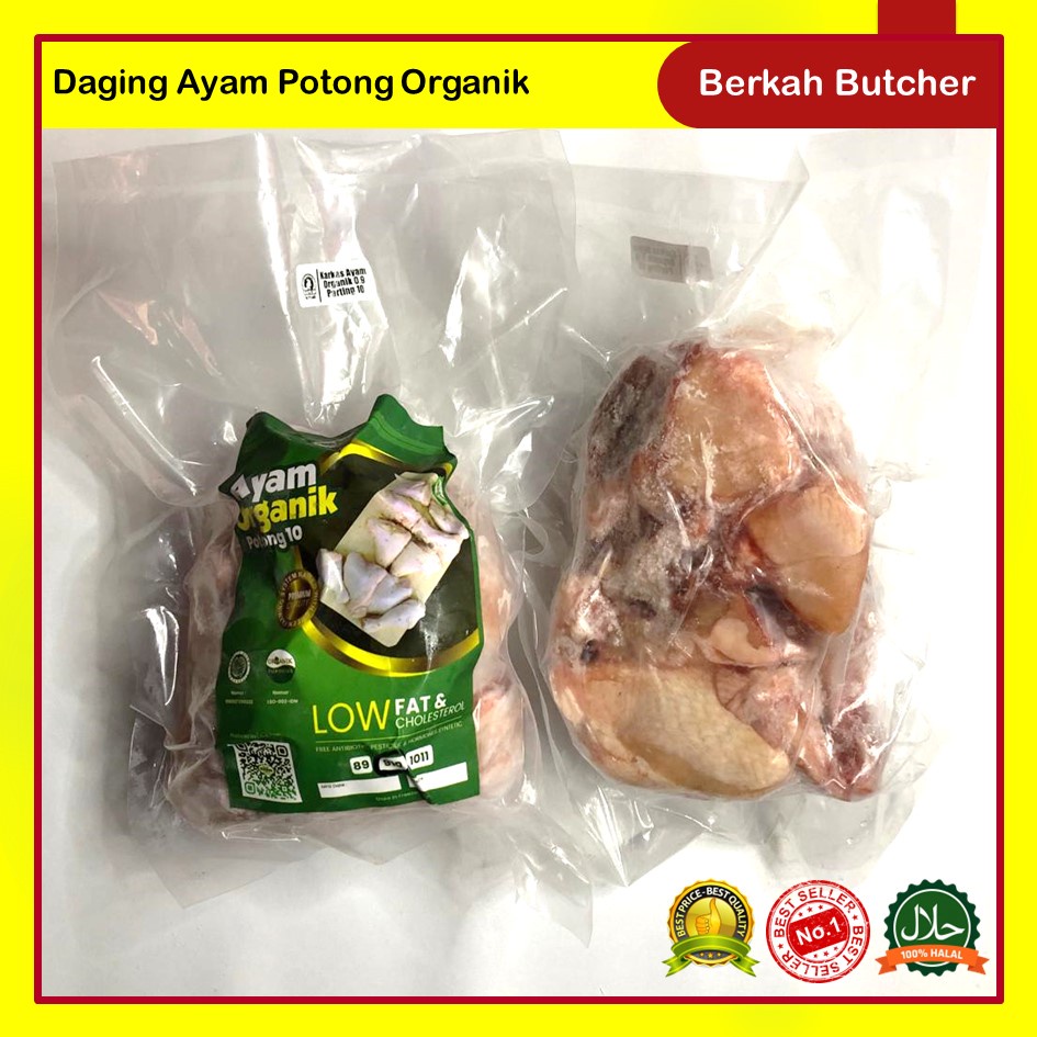 Daging Ayam Potong Organik - Berkah Butcher