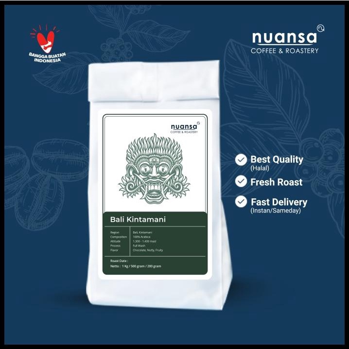 

Kopi Arabika Bali Kintamani 500Gr ( Biji / Bubuk )