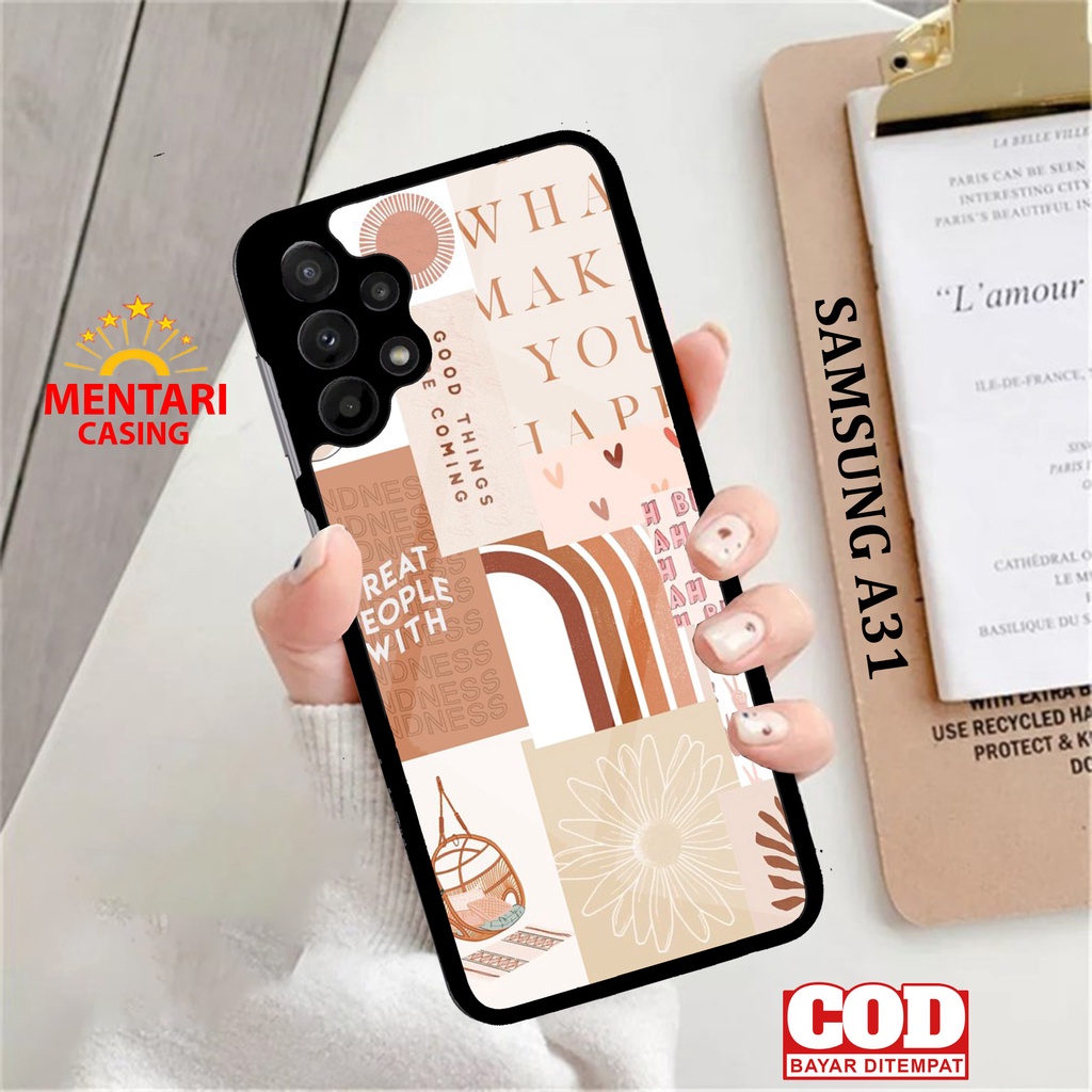 Case SAMSUNG A31 CASING SAMSUNG A31 [ CUTE ] Mentari casing case hp kondom hp case custom case casin