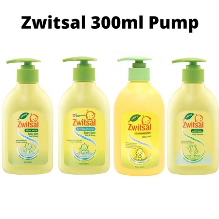 ❤️ GROSIR ❤️ ZWITSAL antibacterial / aloevera / minyak telon baby bath 300ml /Zwitsal hair and body