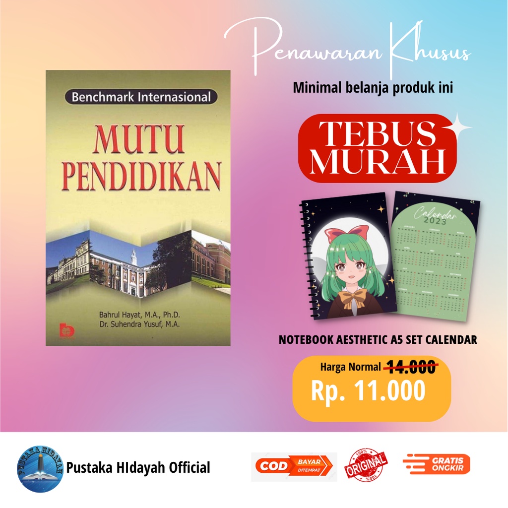 Jual Buku Benchmark Internasional Mutu Pendidikan Bahrul Hayat Buku