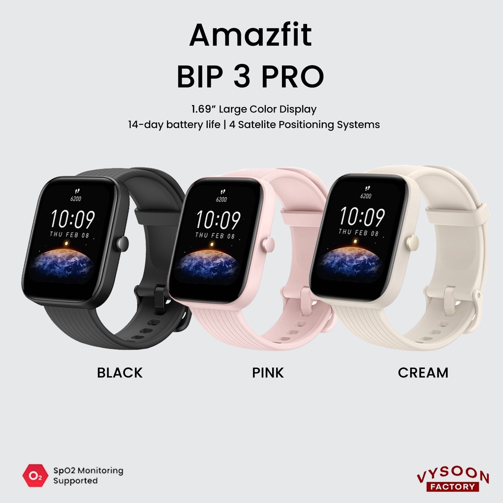 AMAZFIT BIP 3 PRO Smartwatch Garansi Resmi