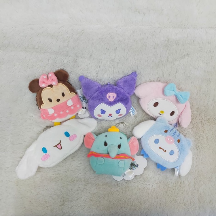 Toysopedia Dompet Coin Minnie Kuromi Cinnamoroll Melody/Dompet karakter/Dompet Anak/Kado Lucu