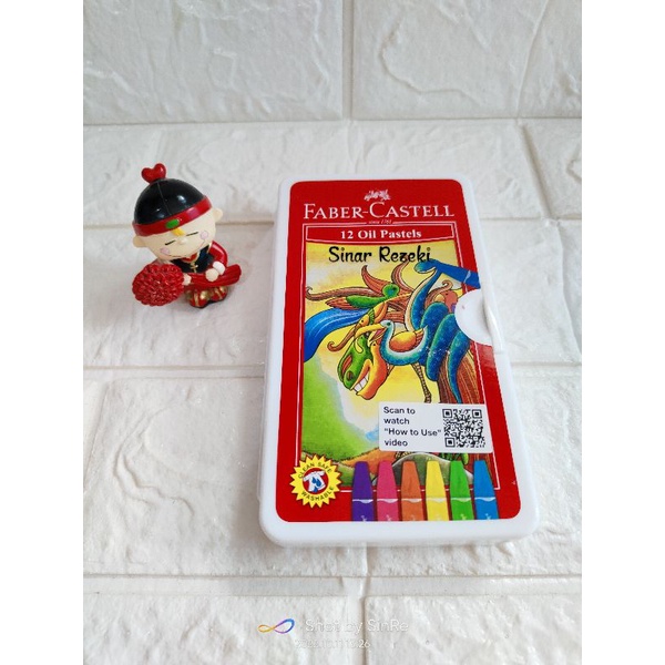 

12 warna!! Crayon Faber castell 12 oil pastels/crayon fabercastell 12