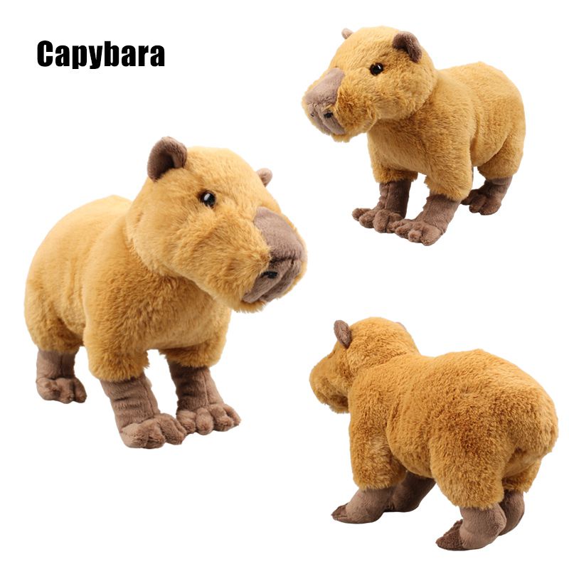 Mainan Plush Capybara Lucu Boneka Binatang Boneka Lembut Untuk Dekorasi Kamar Bayi