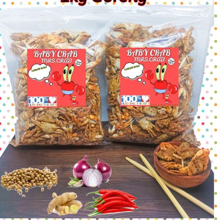 

Restock--BABY CRAB 1KG GORENG HALAL!!