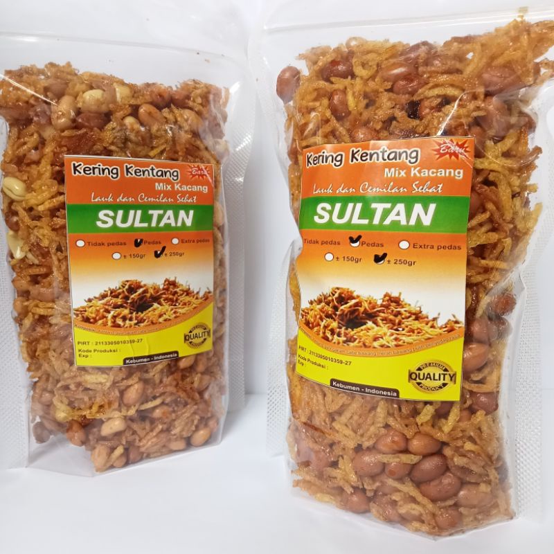 

kering kentang premium, kering kentang Mustofa, kentang goreng cocok untuk cemilan maupun lauk dengan variasi rasa, tidak pedas,pedas dan ekstra pedas,gurih, renyah & lezat