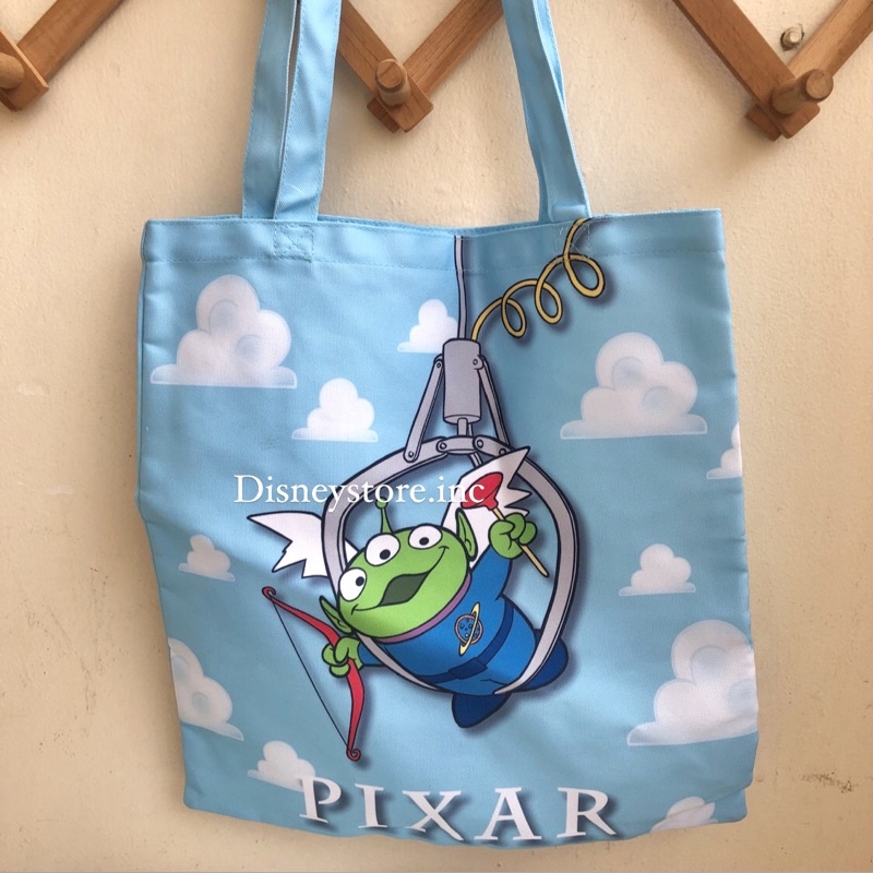 Tas Toy Story Little Greenmen ORI Shanghai Disneyland Totebag