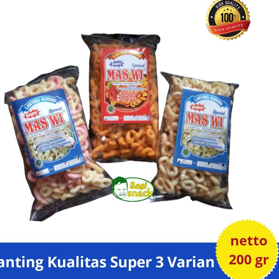 

CODEEe3E8--LANTING BUMBU Khas Jogja Fresh dan Renyah 200 Gr