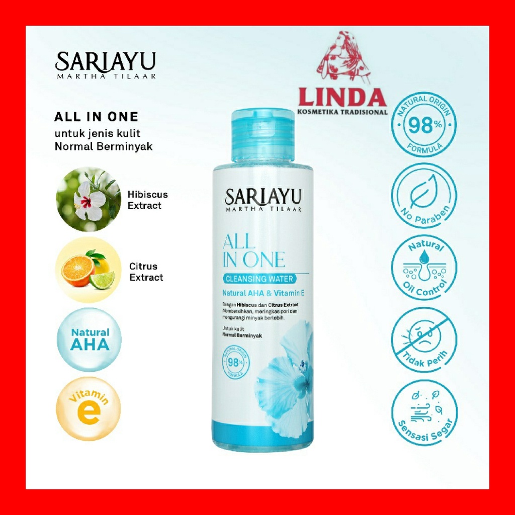 SARIAYU ALL IN ONE CLEANSING WATER 150ML