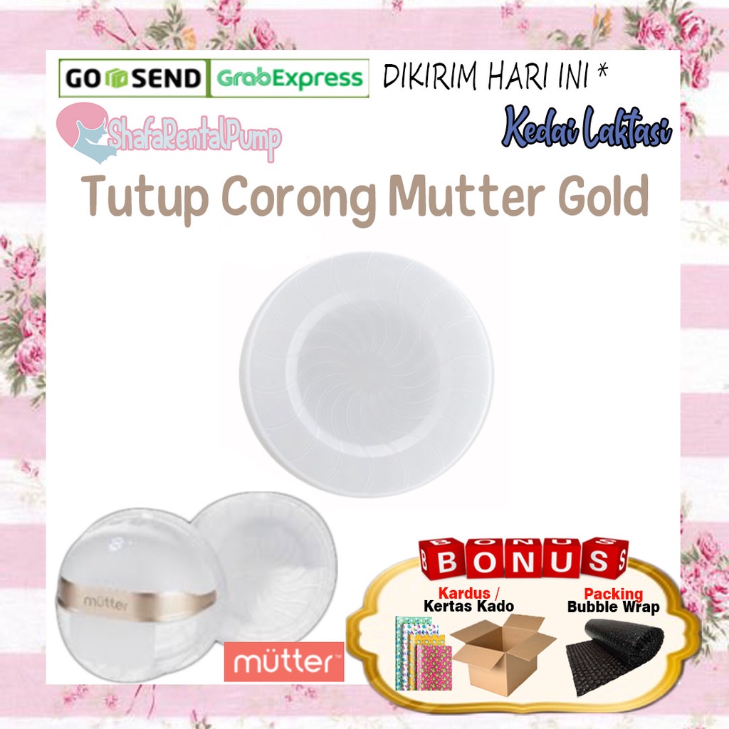 Tutup Corong Mutter Gold / Dust Cover Mutter Gold