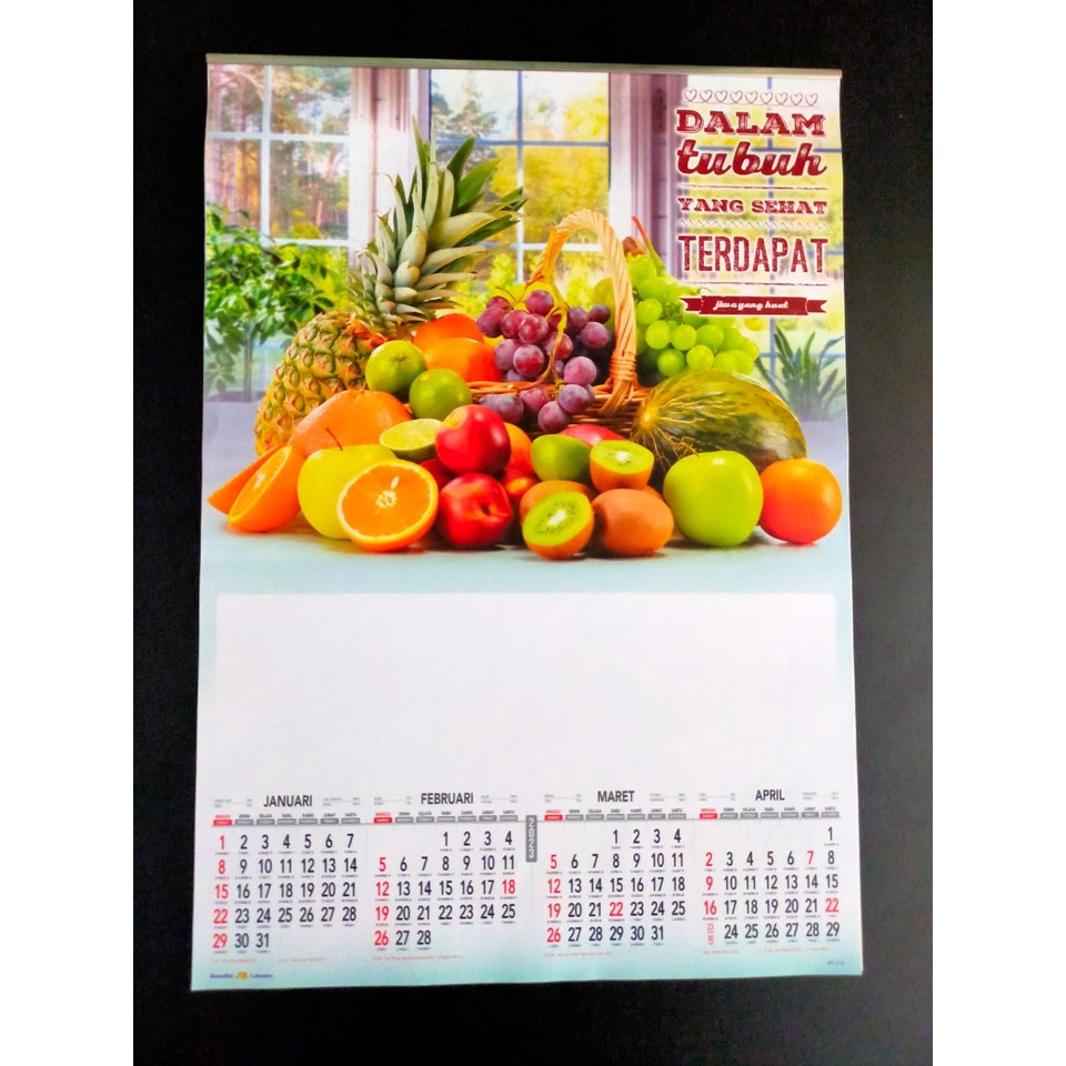 

Kalender Dinding Caturwulan Buah Buahan Tahun 2023