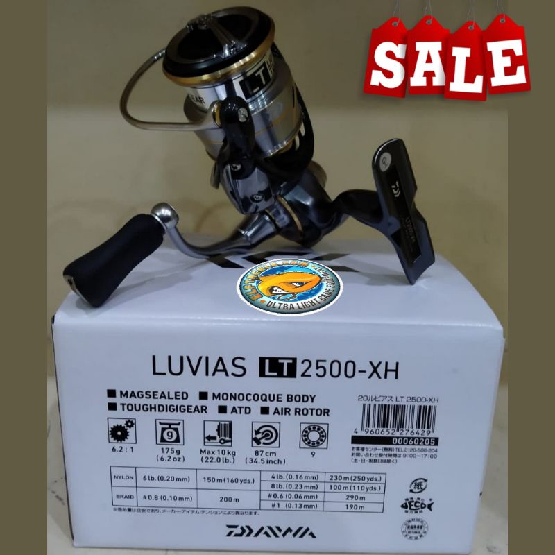 SALE  Reel Daiwa Luvias LT 2500XH Model 2020