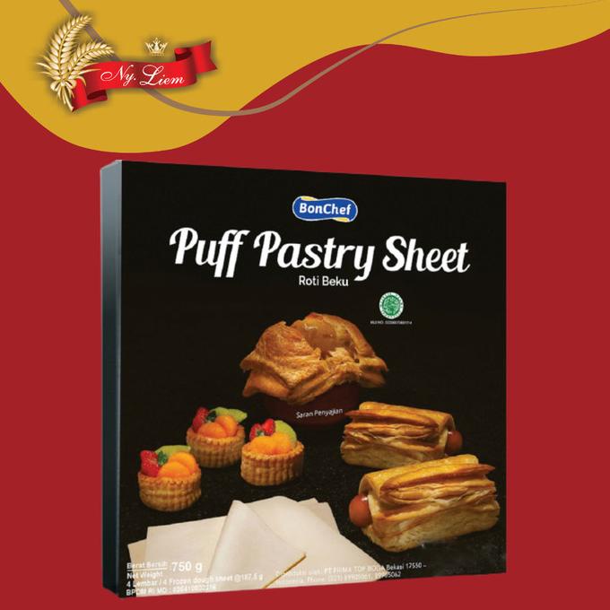 

[COD] BON CHEF Puff Pastry Sheet Instant 750 gram (GOJEK/GRAB ONLY) [COD]