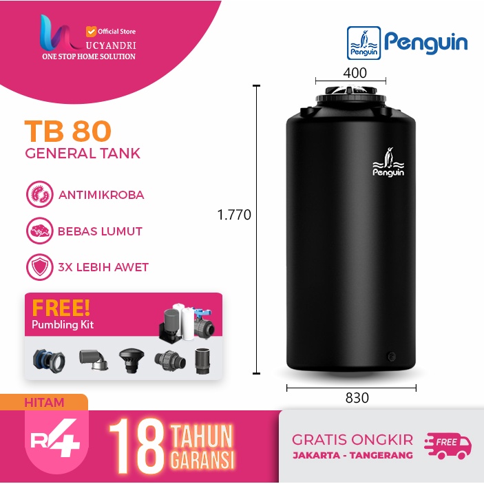 Tangki Air  Penguin TB 80 / Toren Air / Tandon Air