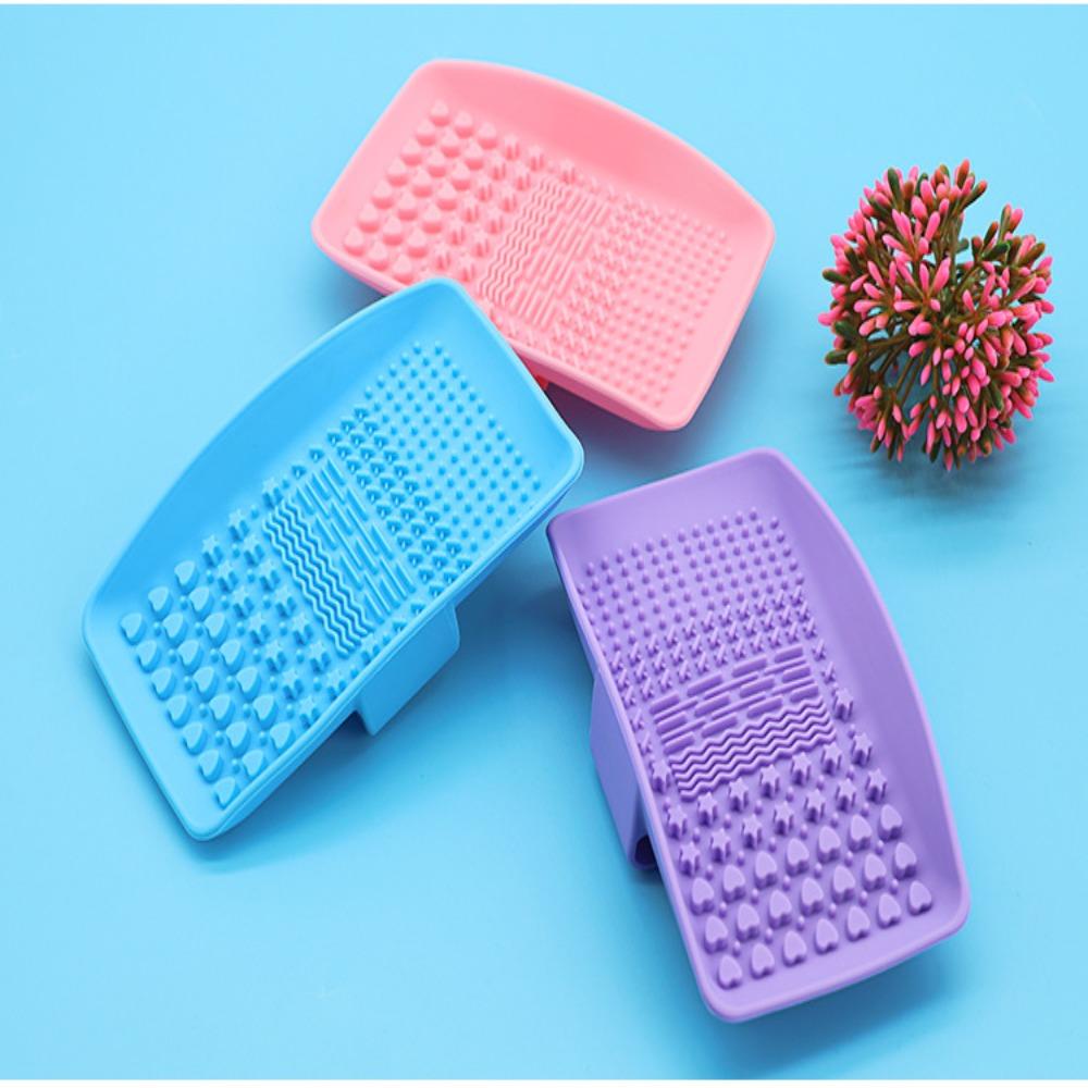 Solighter Silicone Brush Scrubber Foldable Cleaning Scrubber Sikat Palet Pembersih Genggam