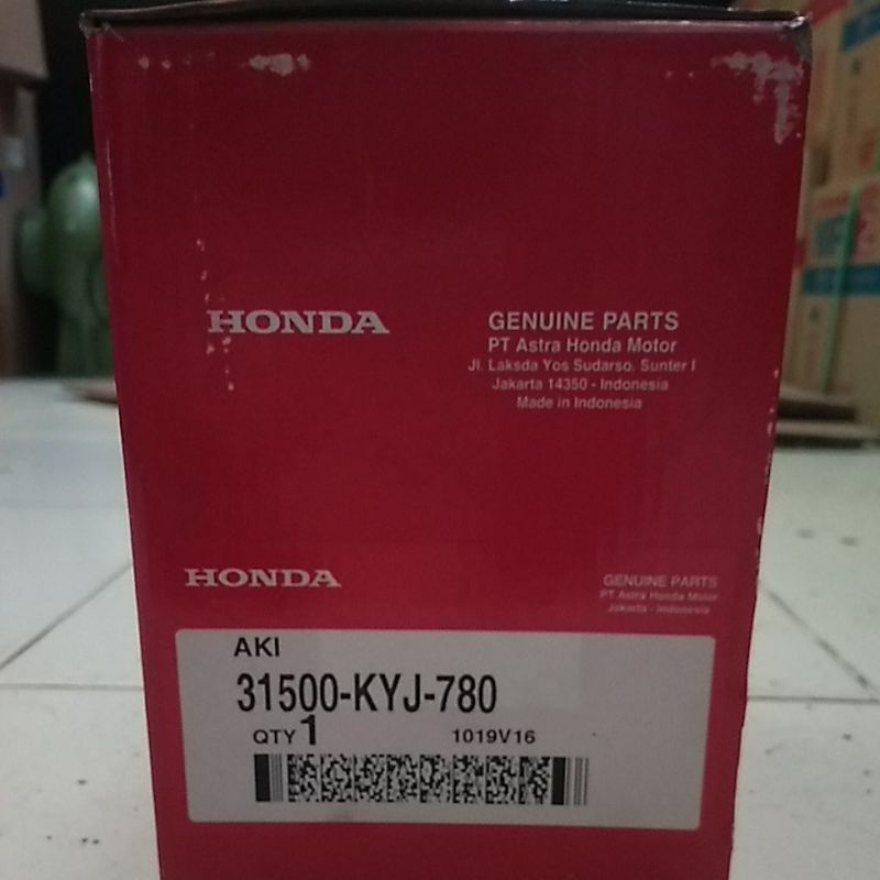 Jual AKI CBR 250 ORI HONDA 31500KYJ780 | Shopee Indonesia