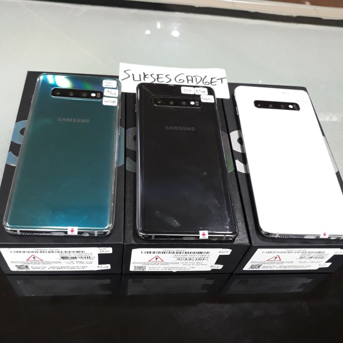 [ Hp / Handphone ] Samsung Galaxy S10+ Garansi Resmi Sein Ram 8/128Gb Bekas / Second / Seken / 2Nd