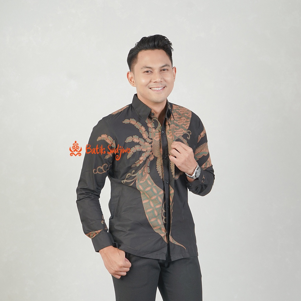 Kemeja Batik Pesta Lengan Panjang Regular 1120