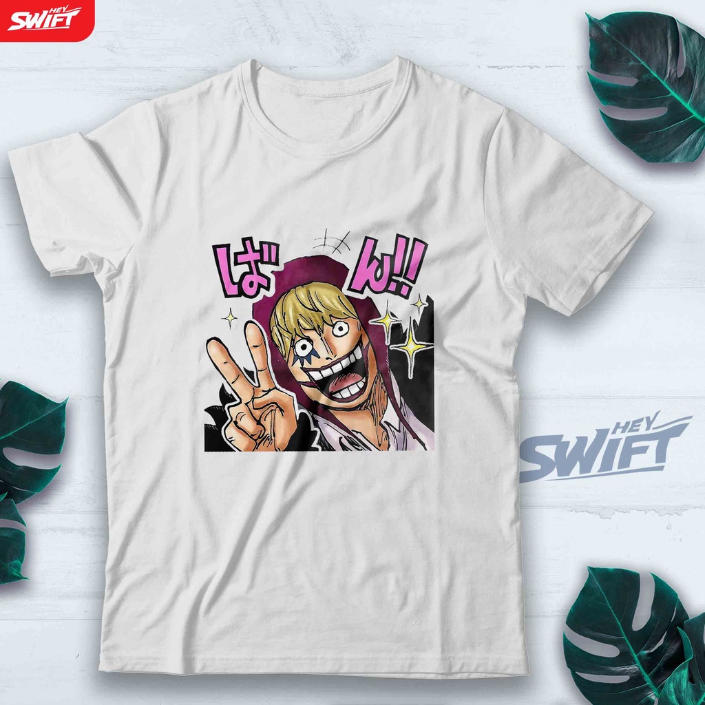 KAOS Corazon Donquixote Rosinante one piece anime TSHIRT BAJU DISTRO