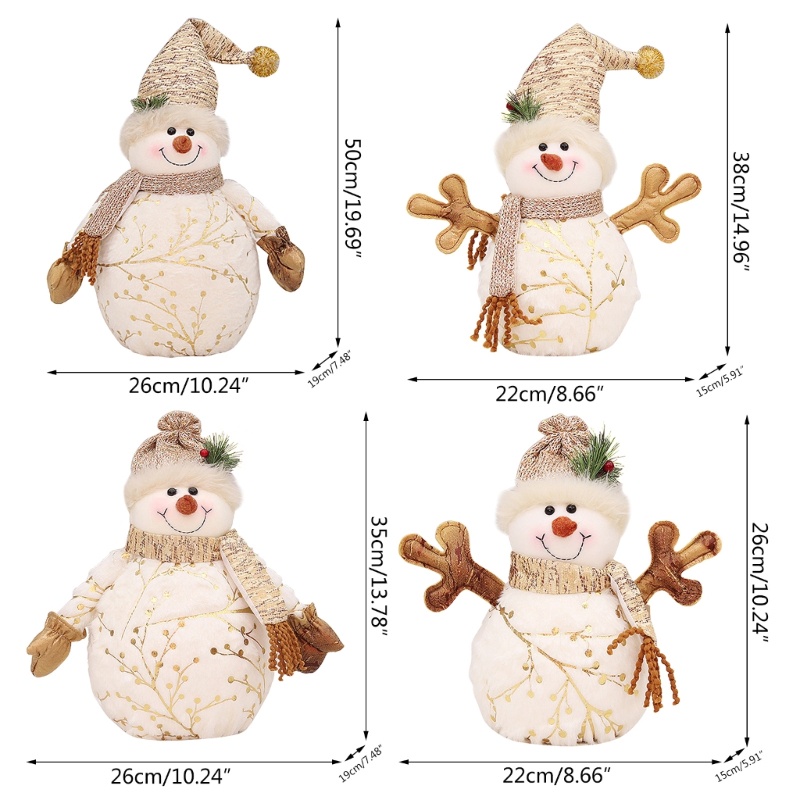 Mary Smiling Snowman Plush Stuffed Animals Ornament Decor Hadiah Desember Merry Christmas Everyone Snowman Figure