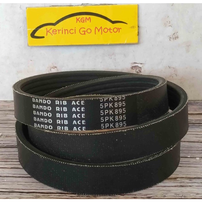 BANDO VAN BELT 5PK 895 RIB BELT TALI KIPAS 5PK-895 FAN BELT ALUR