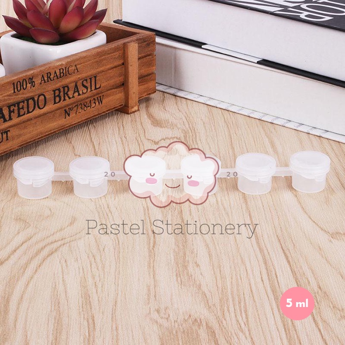 

Pot Botol Tempat Cat Akrilik Renteng 6 x 5ml - Paint Acrylic Cup Set 5 ml